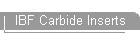 IBF Carbide Inserts
